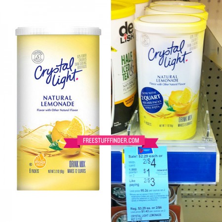 $0.50 (Reg $3.29) Crystal Light Drink Mix at Walgreens