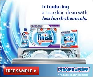 Free Sample Finish Dishwasher Detergent