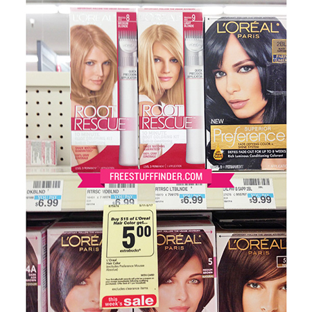 $2.33 (Reg $7) L'Oreal Hair Color at CVS