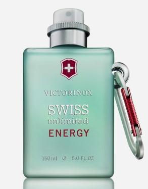 Free Sample Victorinox Swiss Unlimited Energy Men's Fragrance