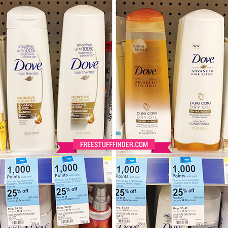 $0.74 (Reg $5) Dove Shampoo at Walgreens