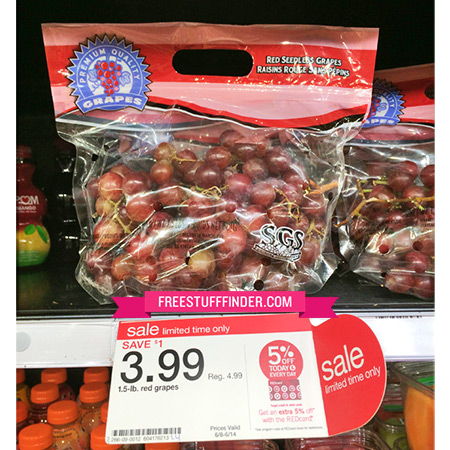 Fresh Red Seedless Grapes