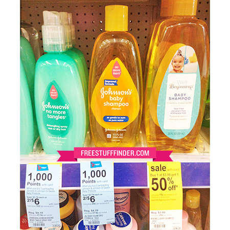 $1.50 (Reg $4.19) Johnson’s Baby Shampoo at Walgreens