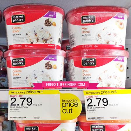 $1.61 (Reg $3.19) Market Pantry Ice Cream at Target