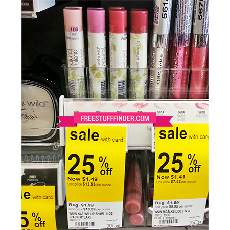 $0.44 (Reg $2) Wet N Wild Cosmetics at Walgreens