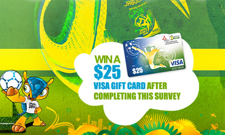 Win $25 Visa Gift Card Giveaway