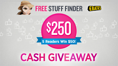 *HOT* $250 Cash Giveaway + Double Cash Back from Ebates