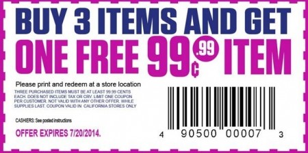 *HOT* Coupon for 99 Cent Only Stores