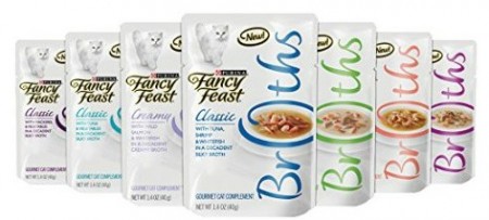 Free Sample Fancy Feast Broths with Chicken Cat Food