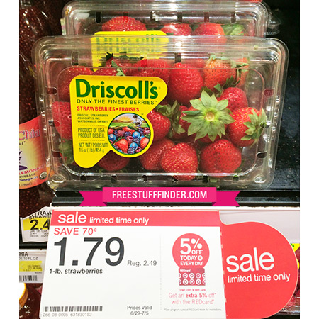$0.88 (Reg $2.49) Fresh Strawberries at Target