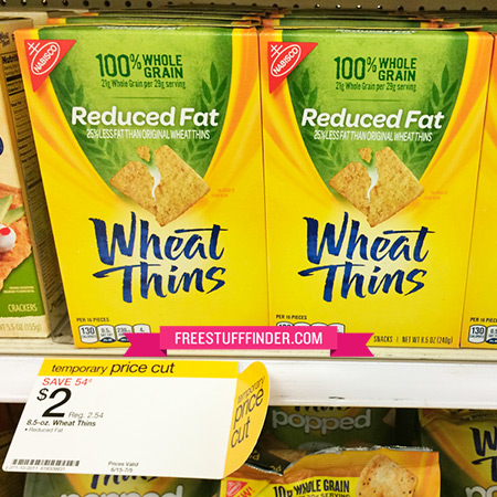 $1.25 (Reg $2.54) Wheat Thins Crackers at Target
