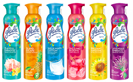 $0.55 (Reg $2.85) Glade Premium Spray at Kroger Affiliate Stores