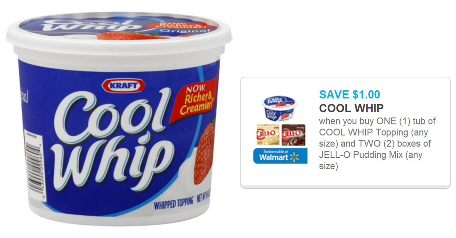 Rare 1 00 Cool Whip Coupon Free Stuff Finder