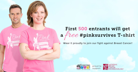 Free Pink Survives T-Shirt (First 500)