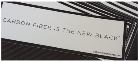 Free Carbon Fiber is the New Black Sticker