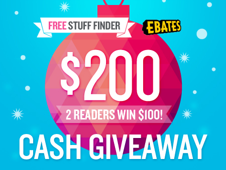 *HOT* $200 Cash Giveaway + Double Cash Back from Ebates