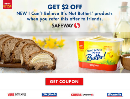 *HOT* $2.00 Off: I Can’t Believe It’s Not Butter Coupon (Print Now!)