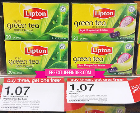 $0.05 (Reg $1.07) Lipton Green Tea at Target - Print Now!