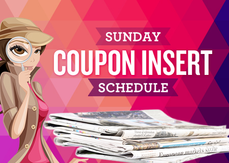 2015 Sunday Coupon Insert Schedule