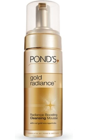 Free Sample Pond's Gold Radiance Cleansing Mousse