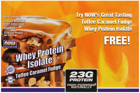 Free Sample Whey Protein Toffee Fudge