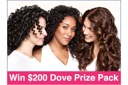 Win $200 Prize Pack from Dove Hair & Walmart (6 Winners)