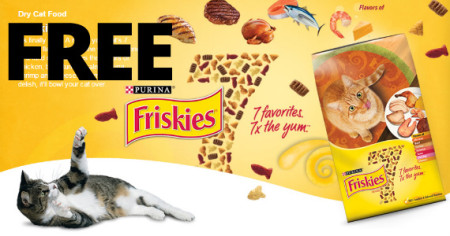 Free Sample Purina Friskies 7 Cat Food