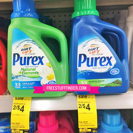$2 (Reg $6) Purex Laundry Detergent at Walgreens
