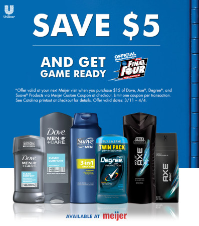 Win Free $100 Meijer Gift Card + Save $5 on Unilever Products