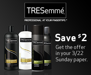 Upcoming High-Value $2.00 Off TRESemmé Coupon