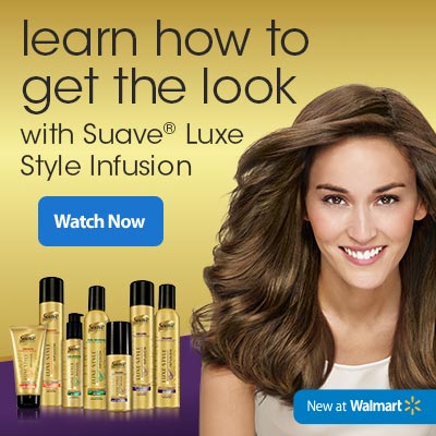 Free Video Tutorial for Salon Hair at Home (Suave Luxe Style Infusion)