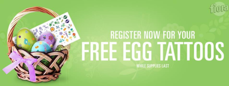 *HOT* Free Egg Decorating Tattoos (First 100,000!)