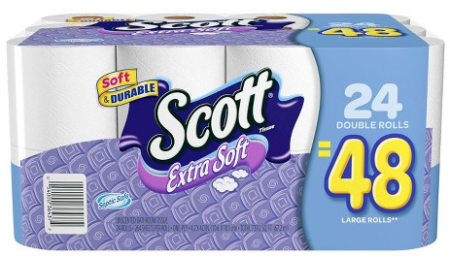 $0.22 per Dbl Roll Scott Bath Tissue at Target