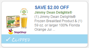 Jimmy Dean Delights Coupon