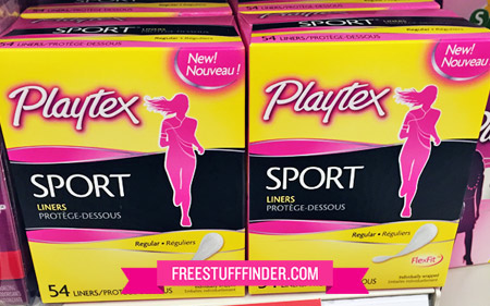 Free Playtex Sport Liners at Target + Moneymaker