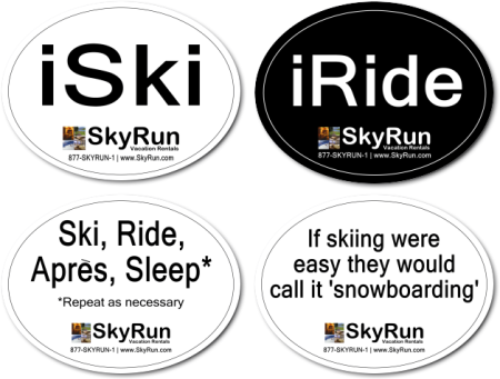 Free SkyRun Snow Sports Stickers