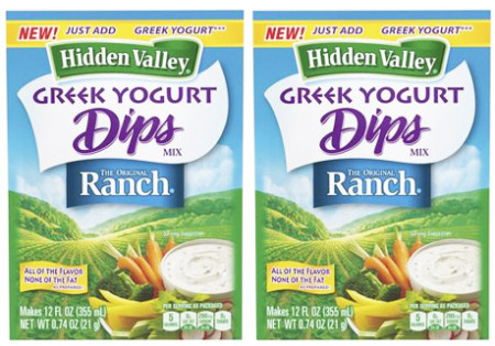 $0.48 (Reg $1.48) Hidden Valley Greek Yogurt Dip Mix at Walmart