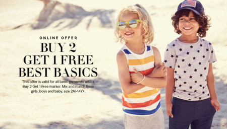 Buy 2 Get 1 Free Kids and Baby Clothes at H&M