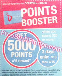 Walgreens Point Booster Deal Ideas (7/13-7/15)