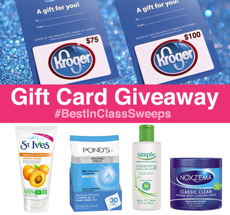Win $75 or $100 Kroger Gift Card (Best-In-Class Giveaway)