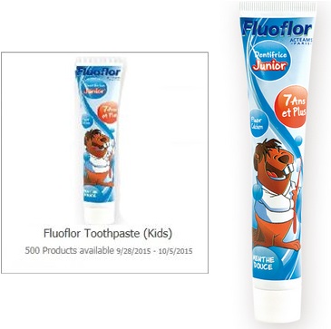 Possible Free Kids Fluoflor Toothpaste