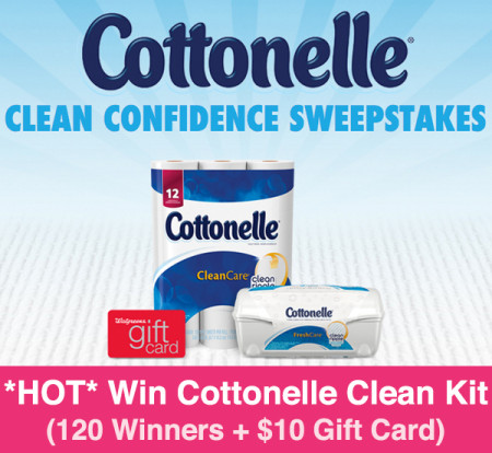*HOT* Win Free Cottonelle Kit + Free $10 Gift Card (120 Winners)