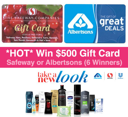 *HOT* Win $500 Gift Card to Safeway (6 Winners!)