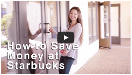 How to Save at Starbucks - Never Pay Full Price (New Video)