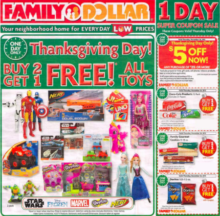 Family Dollar Black Friday Ad Preview (Starts 11/26 at 7AM)