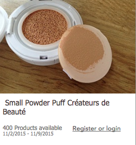 Possible Free Createurs de Beaute Powder Puff