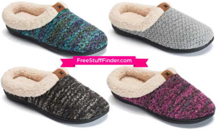 Free 40 dearfoam  6 Finder women  slippers Dearfoams Stuff Slippers for Clog $28) Womenâ€™s  (Reg