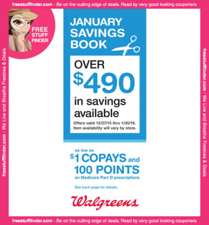 *NEW* Walgreens January Coupon Booklet Preview (12/27 – 1/30)