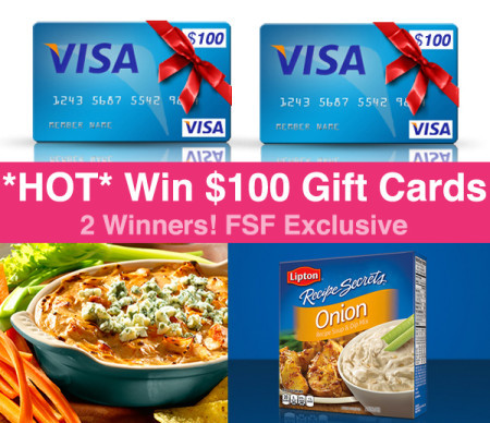 *HOT* Win $100 Visa Gift Cards (Walmart Lipton FSF Exclusive Giveaway - 2 Winners)