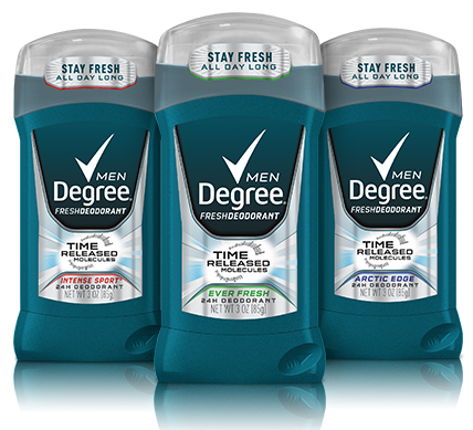 $0.50 (Reg $2) Degree Men's Deodorant at Family Dollar